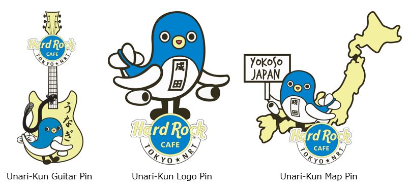 ハードロックカフェ東京 成田空港 ロックショップ『うなりくんピン