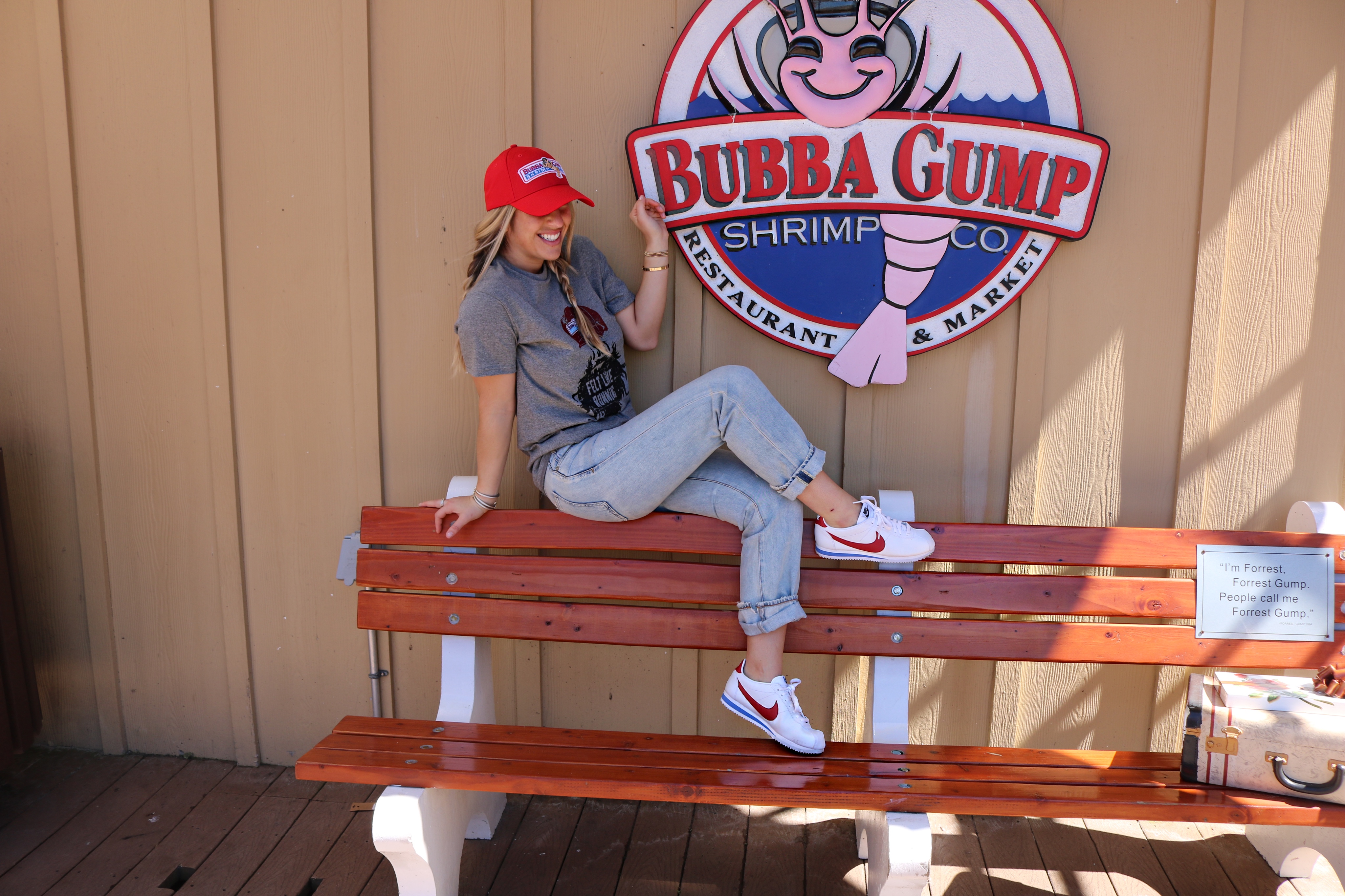 ババガンプ BUBBA くわ GUMP キャップ