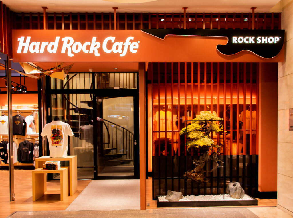 ハードロックカフェ 京都 ロックショップ」2024年2月26日（月